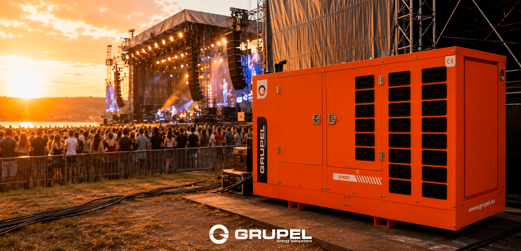Descubra como escolher geradores para concertos, festivais e eventos ao ar livre, garantindo energia fiável, baixo ruído e continuidade da operação.